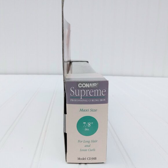 CONAIR Curling Iron Supreme Professional CD38B Pink Purple 1992 Vintage NEW - Picture 14 of 16